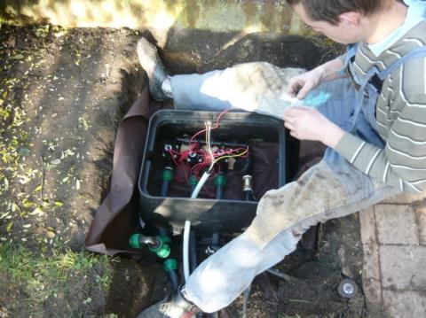 Propojení elektromagnetických ventilů